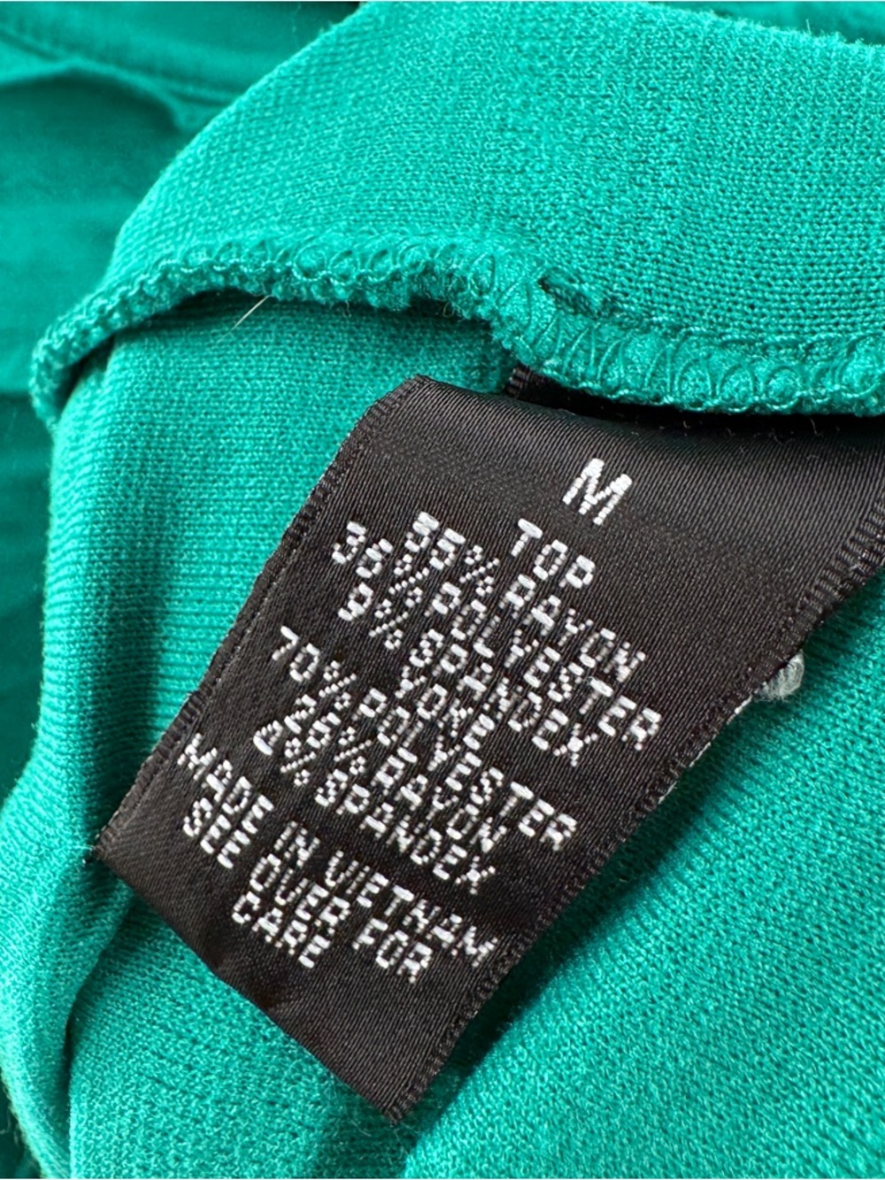 AB Studio Green Ruffle Tank Top – Women’s Medium Y2K Style - Picture 5 of 6